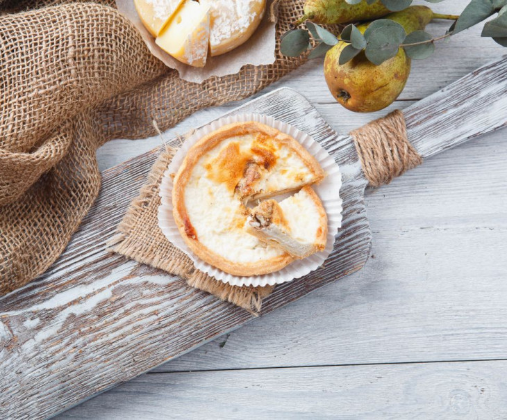 2819 Киш с грушей и сыром "Дорблю" Вкусляндия 