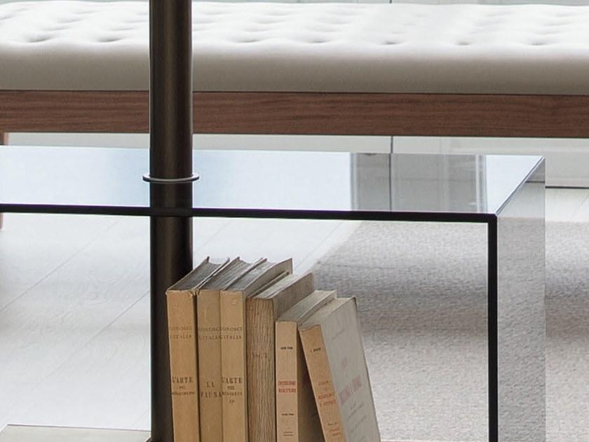 Porada Книжный шкаф двусторонний стеклянный Iron sun-id-1448666 - Вид №1