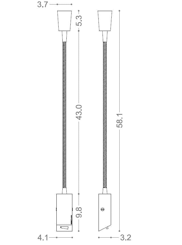 Светодиодная лампа для чтения с гибкой рукояткой In Stock Puraluce ARCH-00105113 - Вид №2