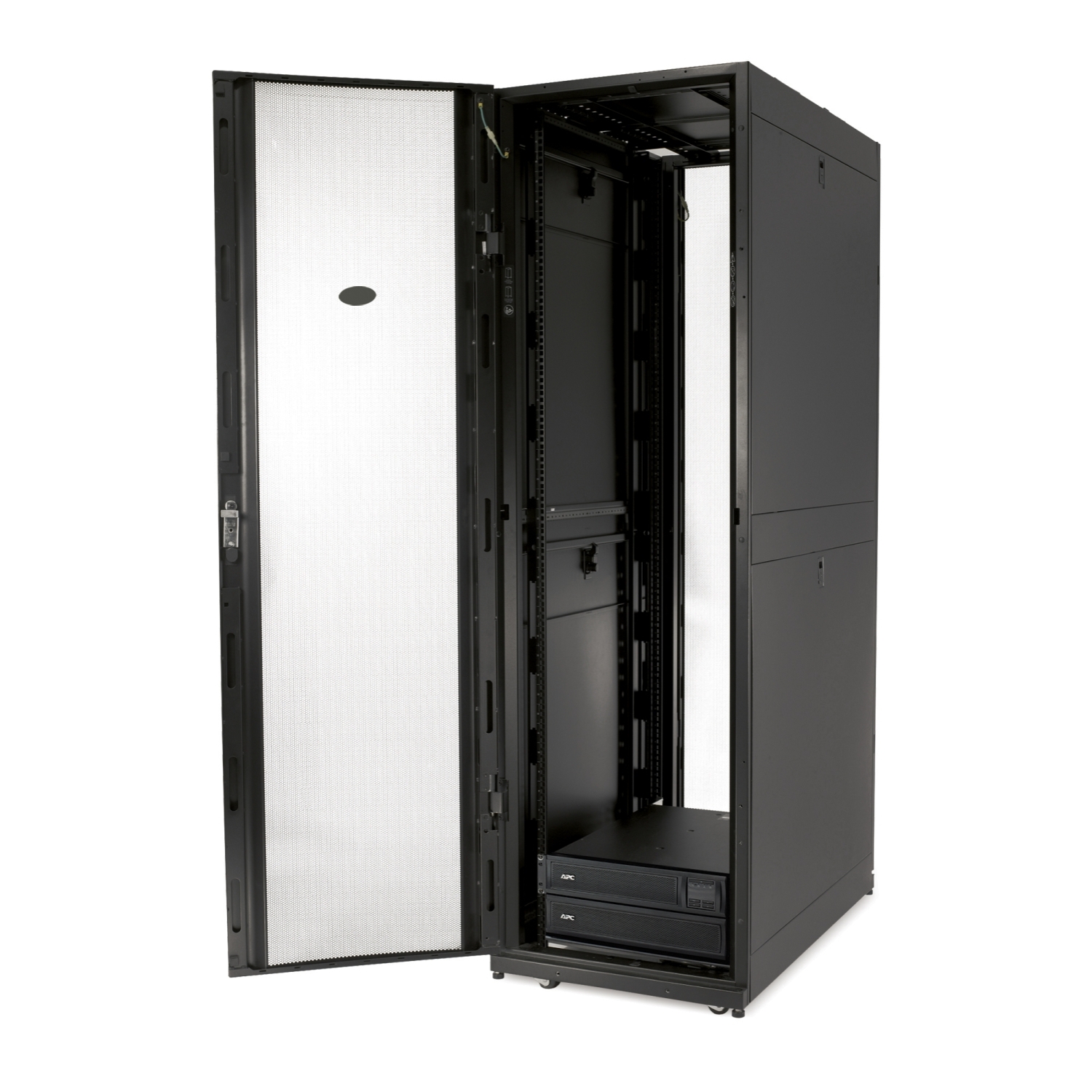AR3100 Netshelter sx 42u 600mm wide x 1070mm deep enclosure with sides black APC Santreyd  - Вид №6