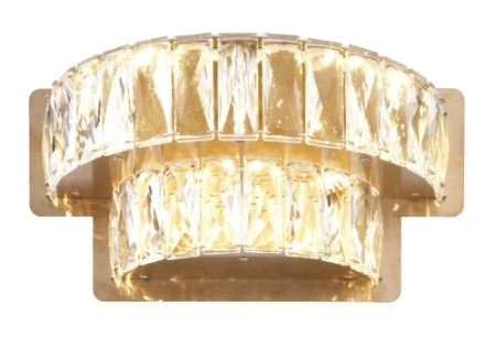 Настенный светильник Gines Crystal 5782 RVASTLEY  059818 Золото  - Вид №1