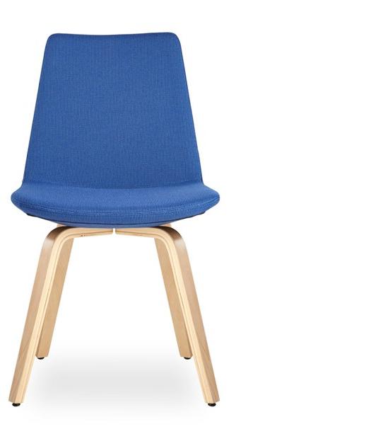 B&T Design Стул из ткани с фанерными ножками Pera sun-id-1465728 - Вид №1