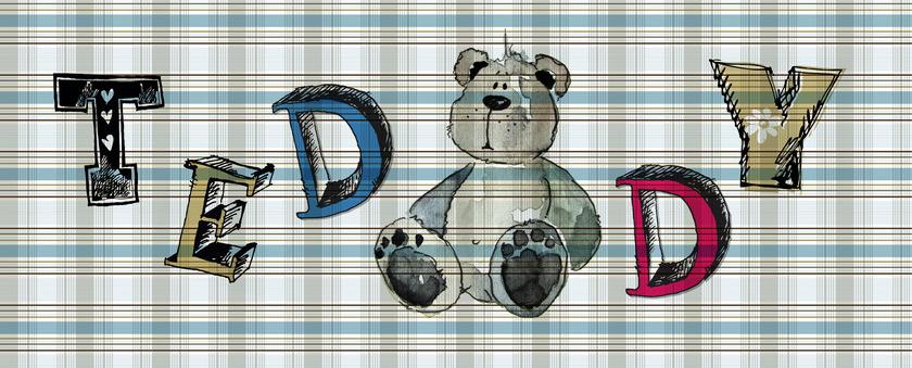 Wall&decò Детские обои в тартан Contemporary wallpaper 2011 sun-id-1387291 - Вид №2