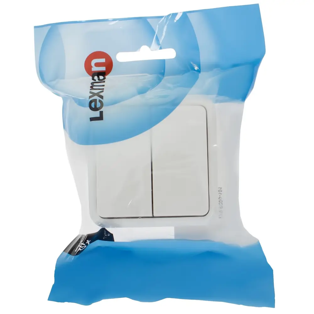 Двойной выключатель LEXMAN для современного интерьера 81930562 First 2 STLM-1114164 - Вид №3