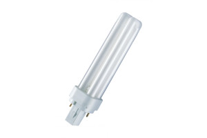 18295747 Компактная люминесцентная лампа DULUX, неинтегрированная D 13W/827 G24D-1 10X1 4050300008127 Osram