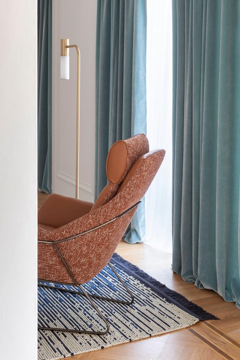 Saba Italia Кресло Bergere из ткани с высокой спинкой New york sun-id-1388853 - Вид №3