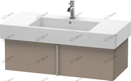 VE611407575 Тумбочка подвесная Vero #VE6114 1000 x 446 мм Лен, декор Duravit