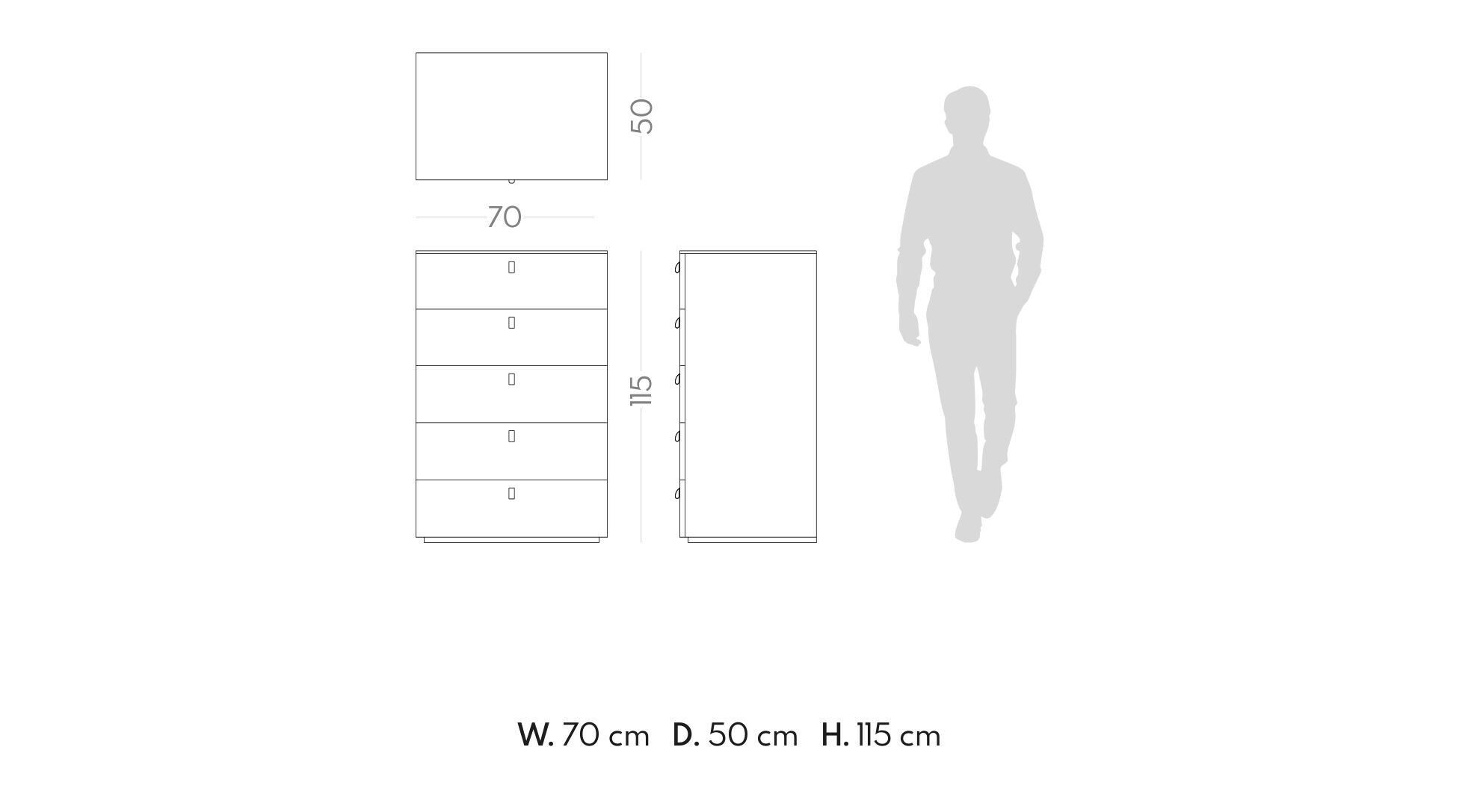 Деревянный комод PRADDY ARCH-00059544 - Вид №3