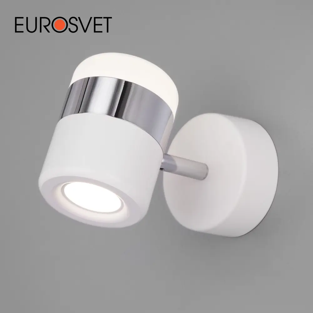 93839433 Бра светодиодный Eurosvet Oskar 20165/1 LED хром/белый нейтральный свет STLM-0585206