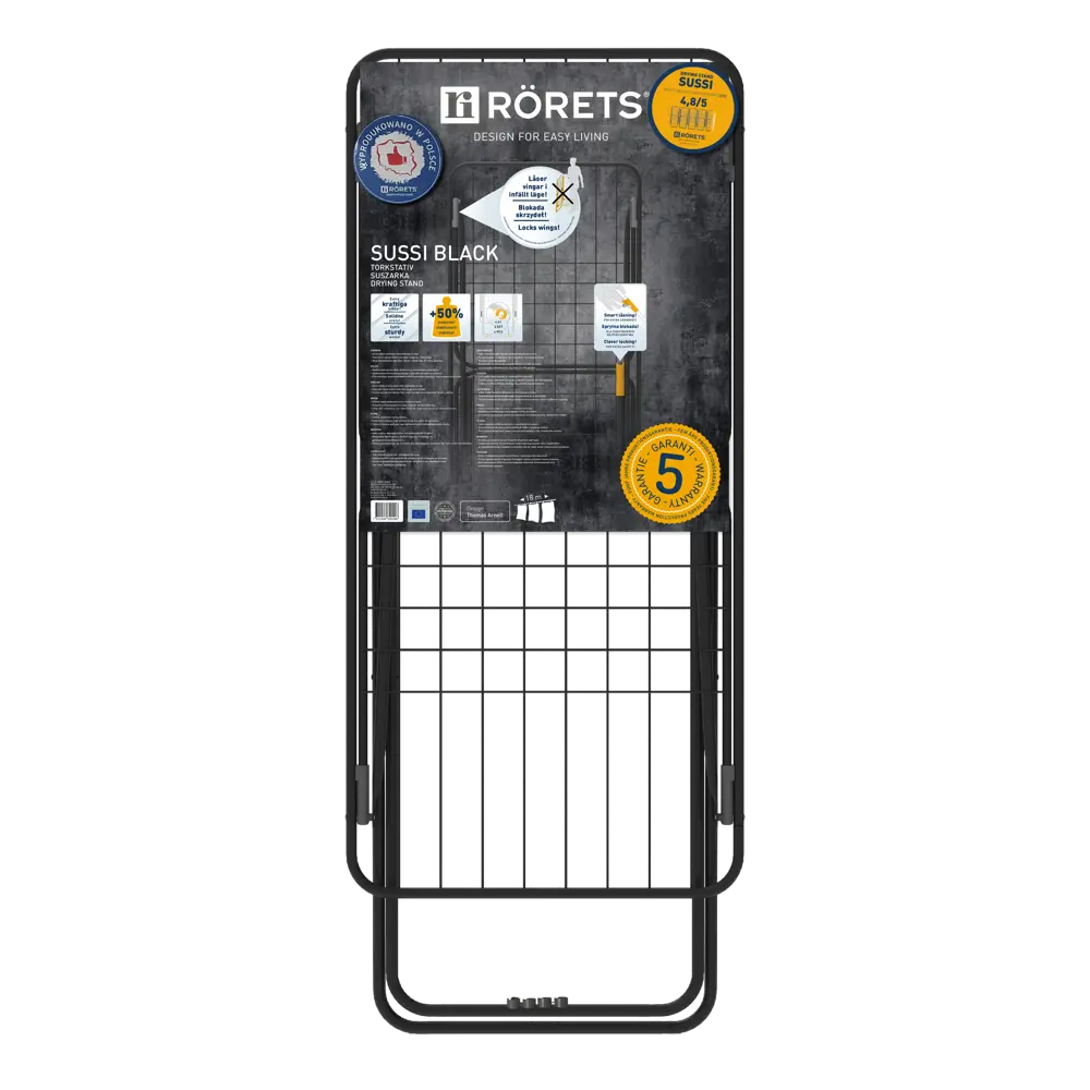 Сушилка для белья напольная Sussi 18 м RÖRETS STLM-2066189 - Вид №2
