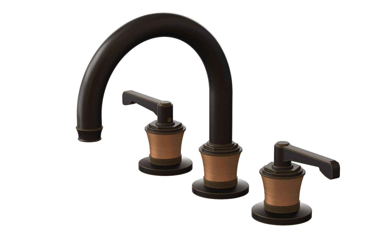 E-11612-R3BRG-LM60B-OB Смеситель для умывальника на 3 отвертия GRAFF Vignola