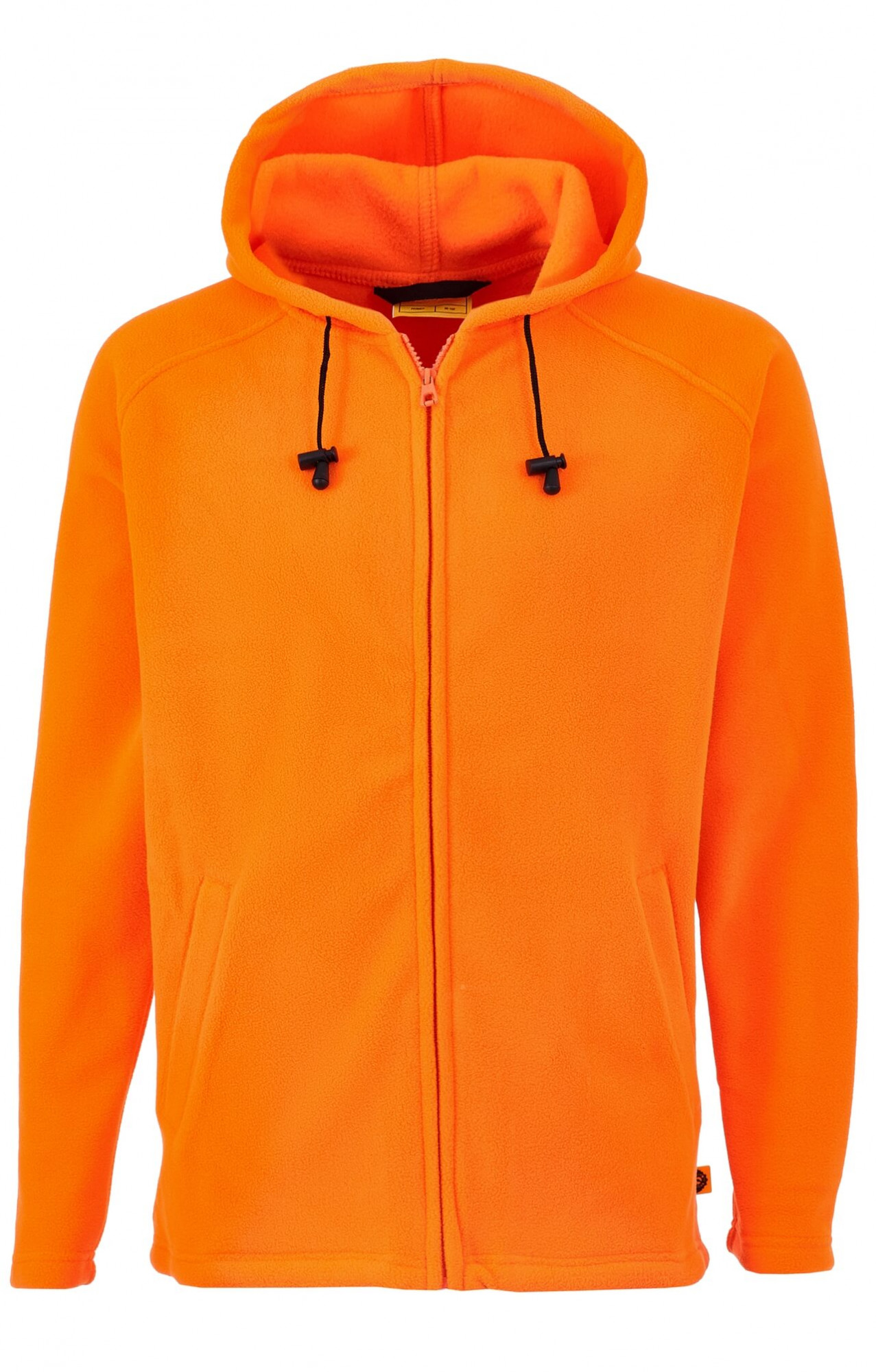 61307 Толстовка флисовая с капюшоном оранжевая  Одежда для промоакций  размер 64-66/170-176 Спецодежда 