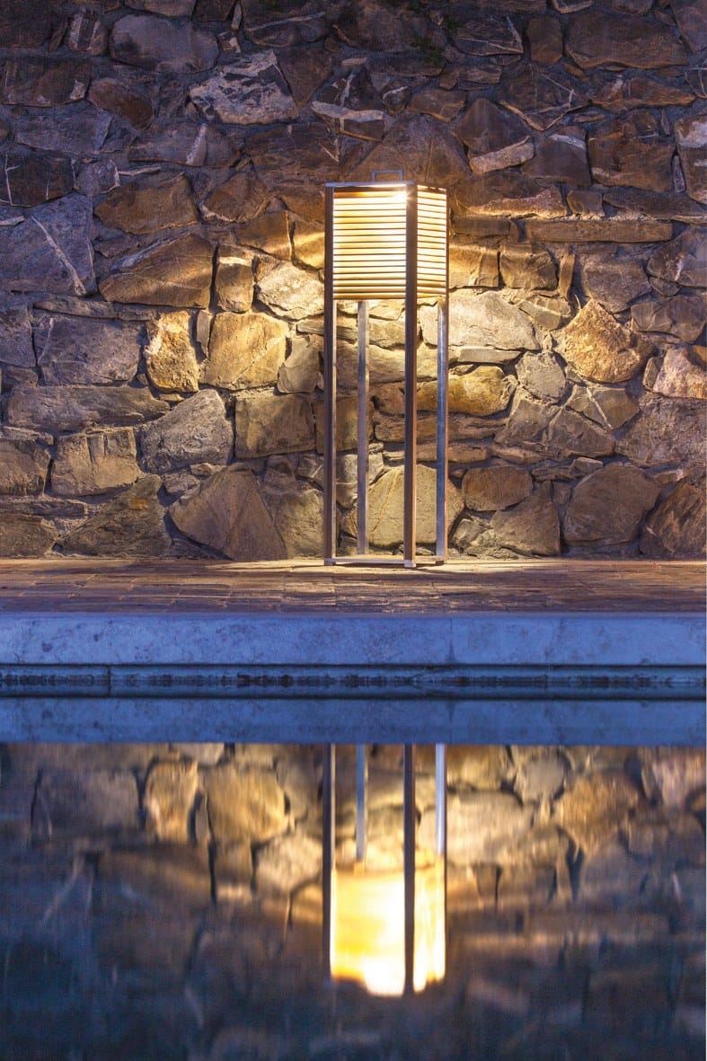 Напольная лампа из тикового дерева Ethimo имбирь ARCH-00037039 - Вид №8