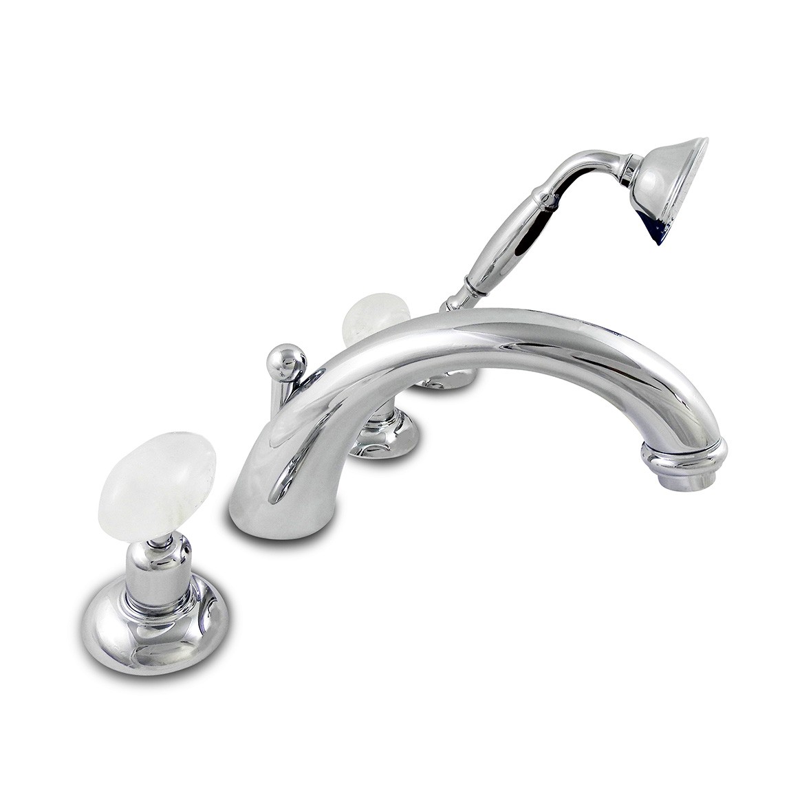 2104 ** 09C Смеситель для ванны Nicolazzi Series Cristallo di Rocca 