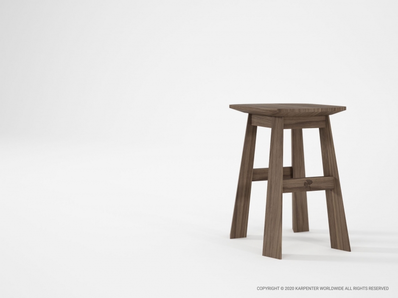 608_1316 Прямоугольный табурет Karpenter East - Вид №3