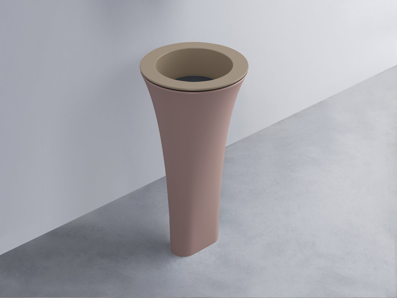 AMLA45-AN+AMPILT-BA+AMCOLT-CP Раковина Amedeo Tondo отдельностоящая cielo Enjoy + Amedeo Ceramica Cielo