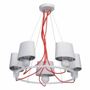 Подвесная люстра MW-Light Лацио 5 103011505 белая MW-LIGHT ЛАЦИО 186542 Белый