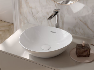 Керамическая столешница с переливом