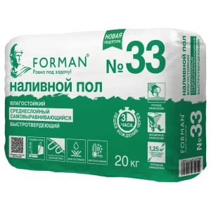 Наливной пол Forman влагостойкий 33 20 кг