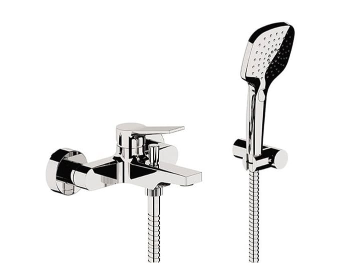 Однорычажный внешний смеситель для ванны с ручным душем Remer Rubinetterie Slash &amp ARCH-00021555 - Вид №1