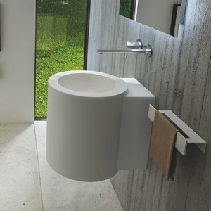 LMT030140 Подвесная раковина настенная овальная MOMA Design  белая