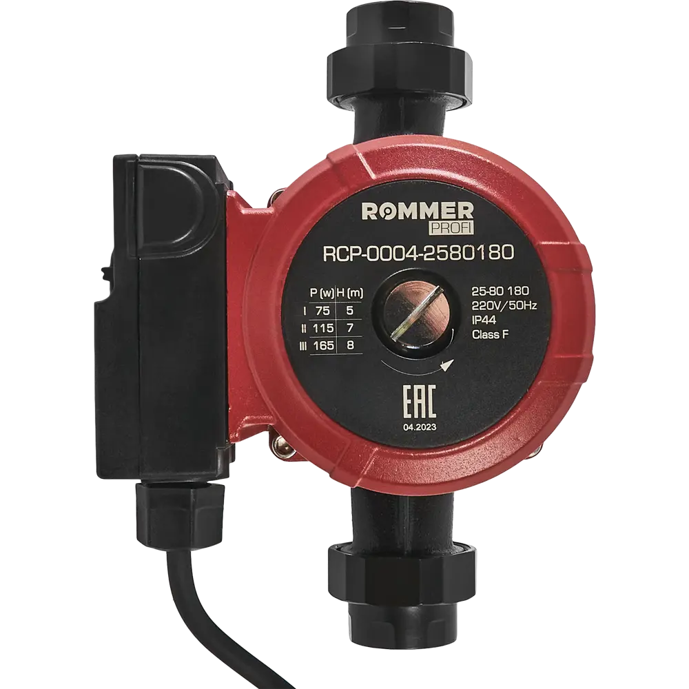 Циркуляционный насос Rommer Profi 25/8 180 мм с гайками 1 1/2" STLM-2080922 - Вид №1