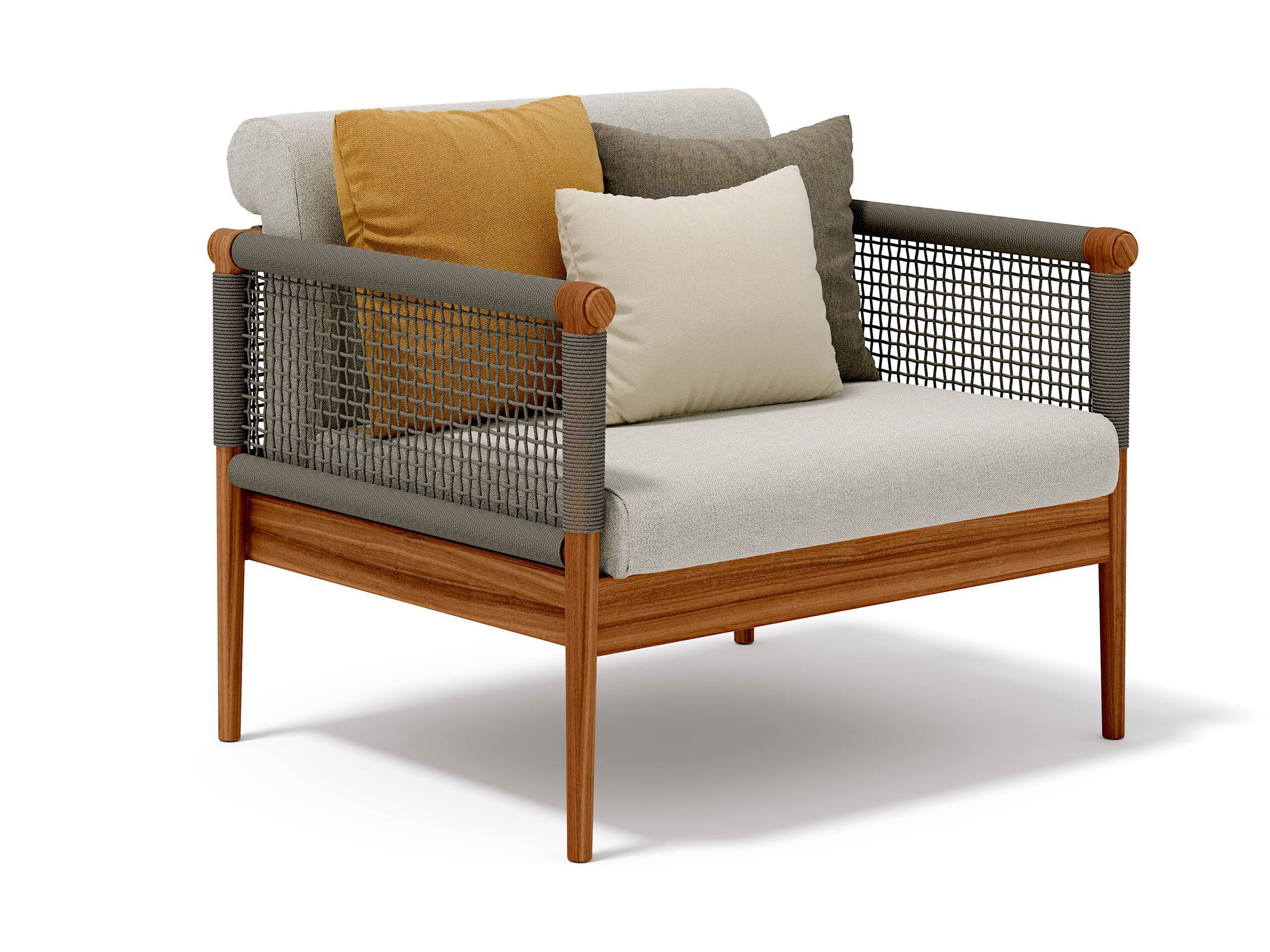 Садовое кресло с веревкой и тканевым подлокотником Atmosphera Lodge .25 ARCH-00012122 - Вид №9