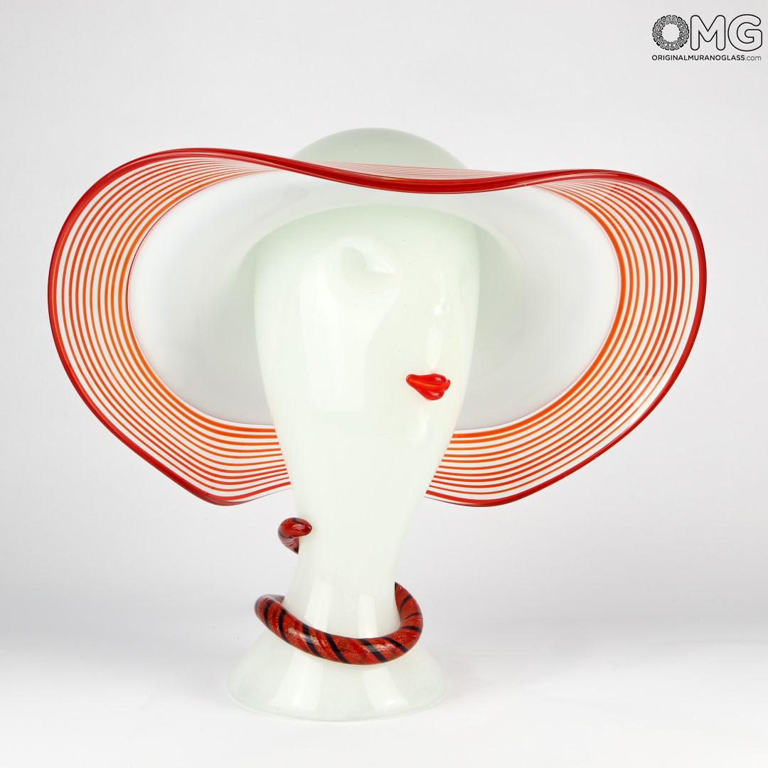 2623 ORIGINALMURANOGLASS Настольная лампа Madam Vanity - Decò - Original Murano Glass OMG 42 см  - Вид №1