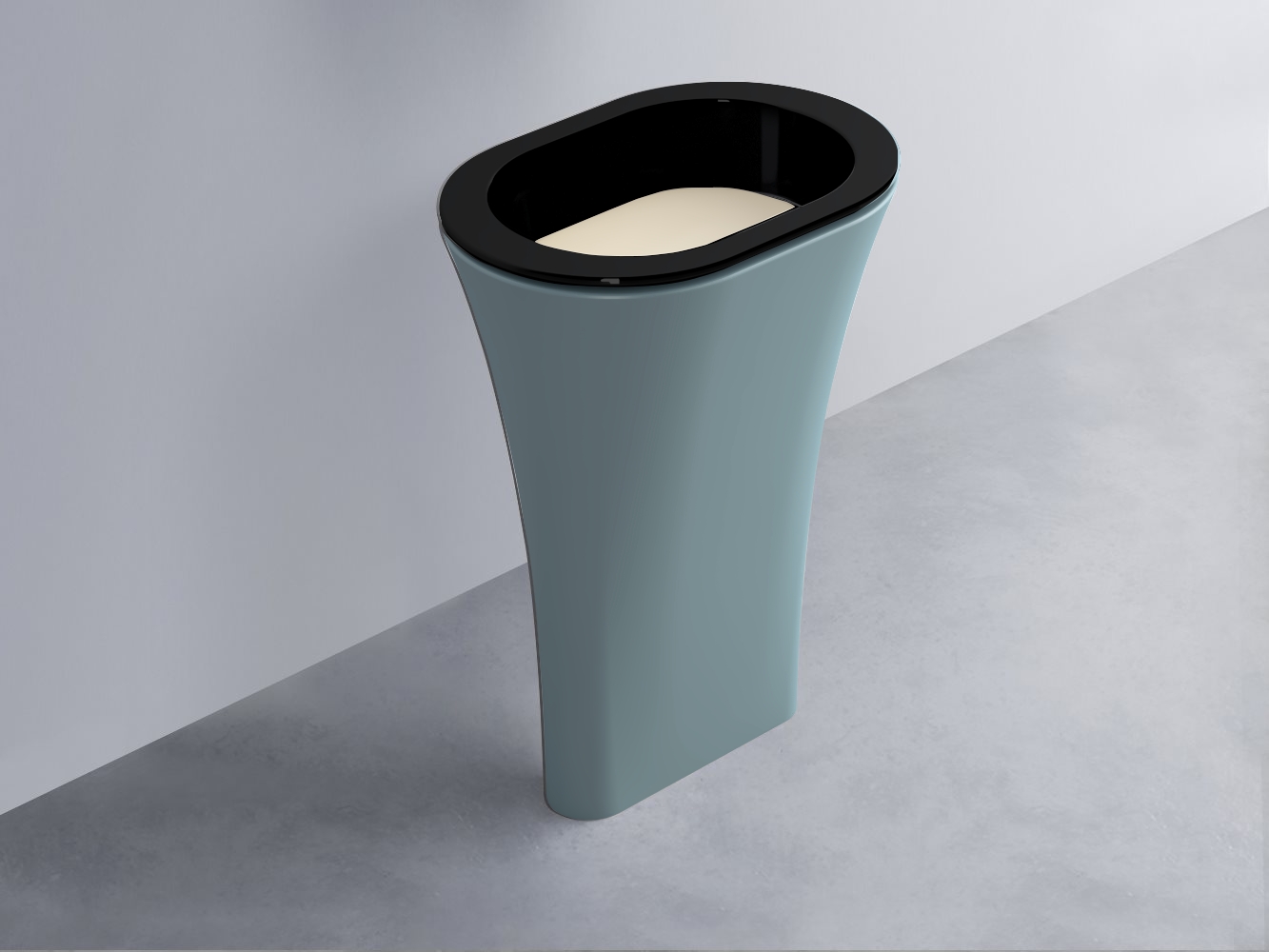 AMLA65-N+AMPILO-LN+AMCOLO-PL Раковина Amedeo Ovale отдельностоящая cielo Enjoy + Amedeo Ceramica Cielo