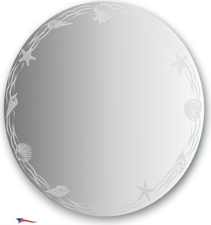 Cz 0765 Зеркало с орнаментом - акватика 80Х80 см FBS Artistica