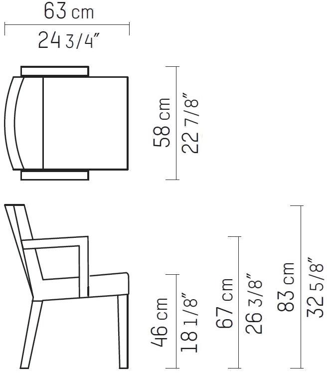 Piet Boon Мягкое кресло с подлокотниками Saar Pbc 01.5 - Вид №1