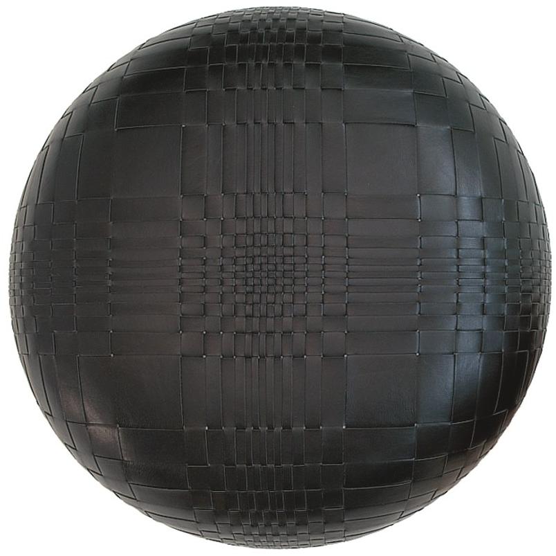 Moroso Круглый кожаный пуф sun-id-1442202 - Вид №1