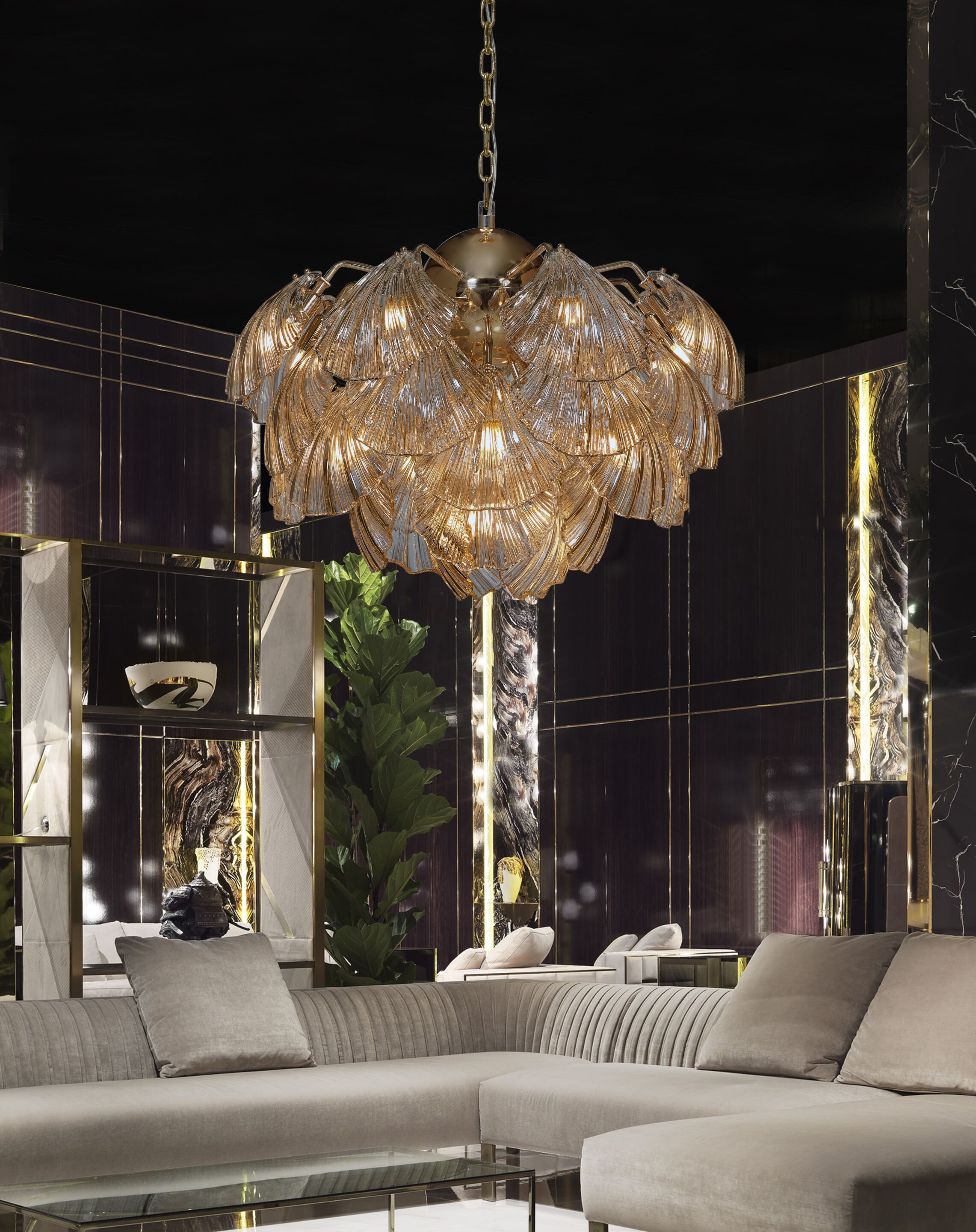 Стеклянный подвесной светильник K-Lighting Concha ARCH-00038619 - Вид №2