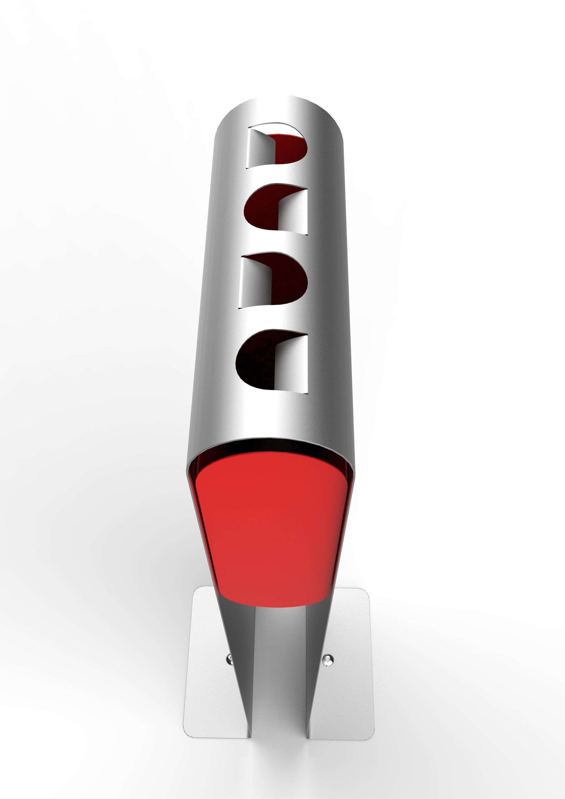 Стальная напольная пепельница для общественных мест CITYSì DALLAS ARCH-00031197 - Вид №5