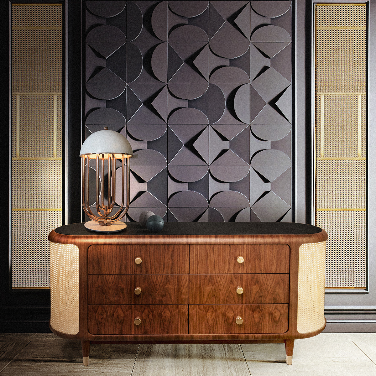 Серванты Franco Sideboard Covethouse ESSENTIAL HOME  - Вид №1