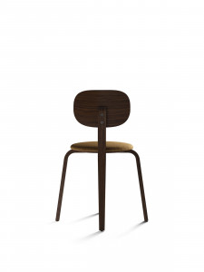 8350802-00AG05ZZ MENU Afteroom фанера, сиденье с обивкой для обеденного стула Темный мореный дуб | Мох - 022