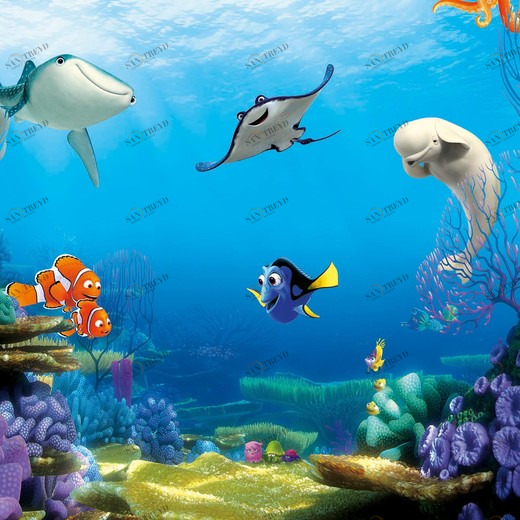 8-497-Finding-Dory Фотообои Komar Disney 2.54х3.68 м 8497FINDINGDORY