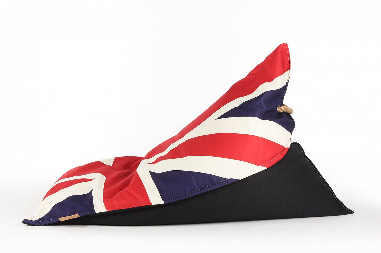 Пуф UK Lazy T английский флаг LAZY LIFE PARIS ДИЗАЙНЕРСКИЕ 051165 Белый;красный;синий;разноцветный  - Вид №3