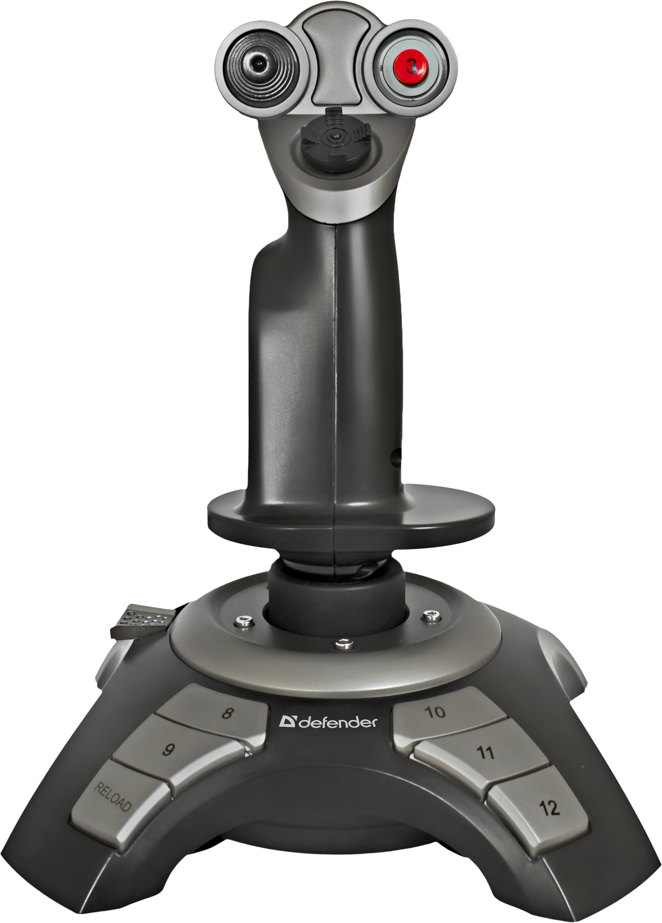 64304 игровой джойстик cobra r4 4 оси, 12 кнопок, вибрация Defender Santreyd  - Вид №1