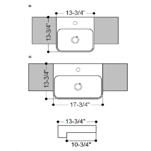 41707 Встроенная раковина под столешницу овальная Santreyd  - Вид №1