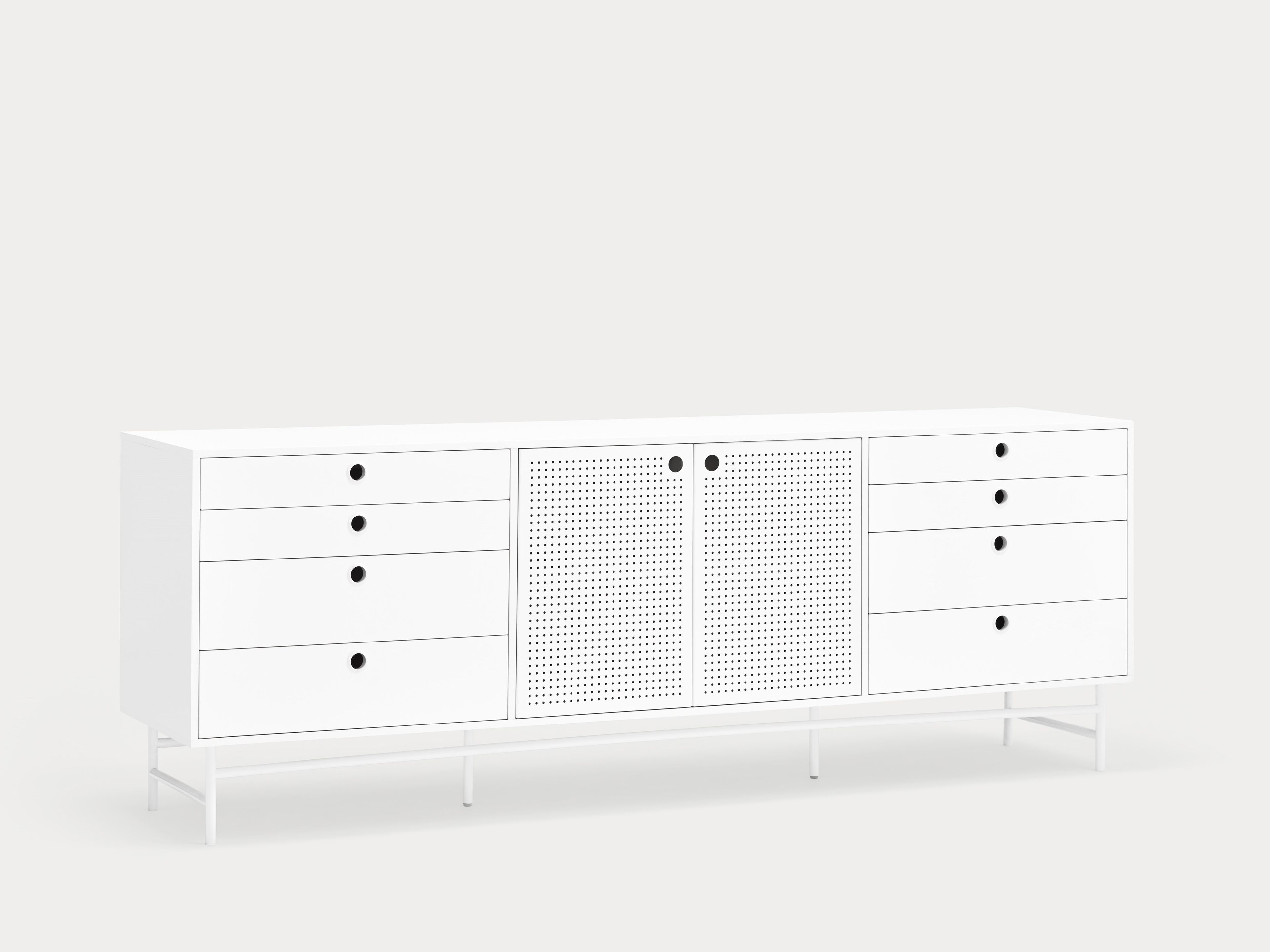 Шкаф из МДФ с распашными дверцами и ящиками TEULAT точка ARCH-00015987 - Вид №12