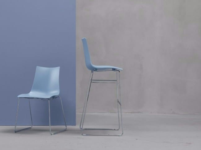 Штабелируемый стул для саней из инженерного пластика S-CAB Zebra Tecnopolimer ARCH-00055224 - Вид №4