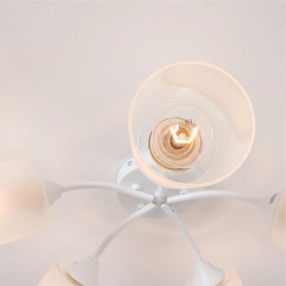 Люстра потолочная «Arido» 23700-5 5 ламп 15 м² цвет белый SCHAFFNER STLM-2044961 - Вид №6