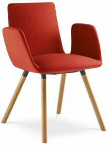 LD Seating Стул для конференций из ткани с подлокотниками Harmony modern 870-d