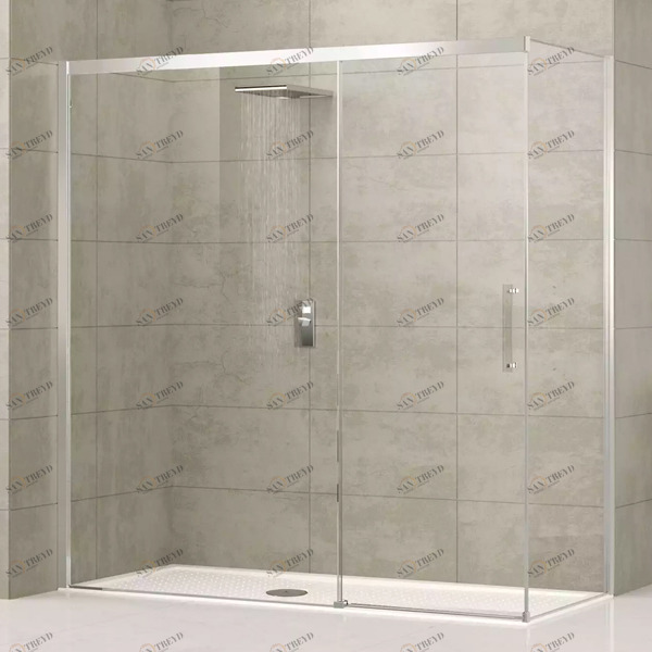 Душевой уголок 180x90 ROSE ROSSE PH+F Novellini ROSE ROSSE с серебристым профилем ROSEPH1771BROSEFH881B
