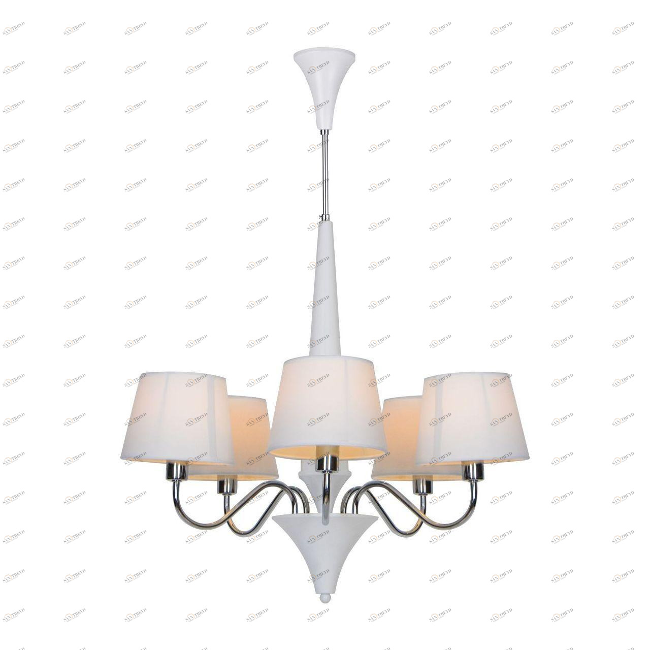 Подвесная люстра Arte Lamp A1528LM-5WH белая ARTE LAMP ДИЗАЙНЕРСКИЕ 188042 Белый 