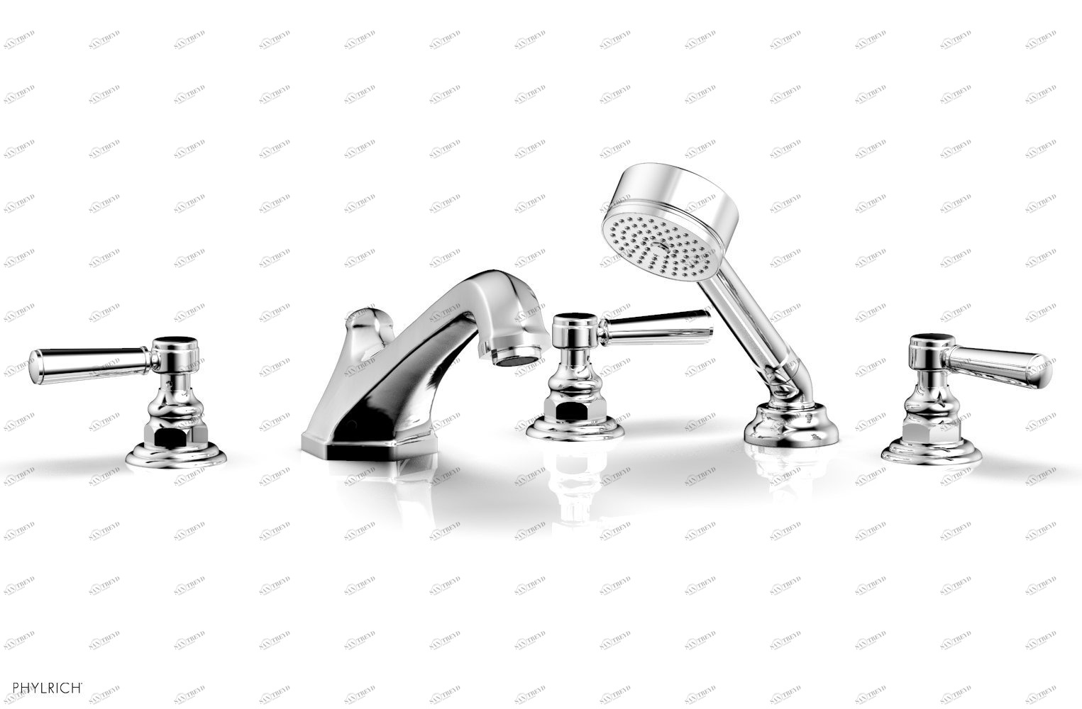 Смеситель для ванны HEX TRADITIONAL Phylrich  500-49-026 Хромированный 