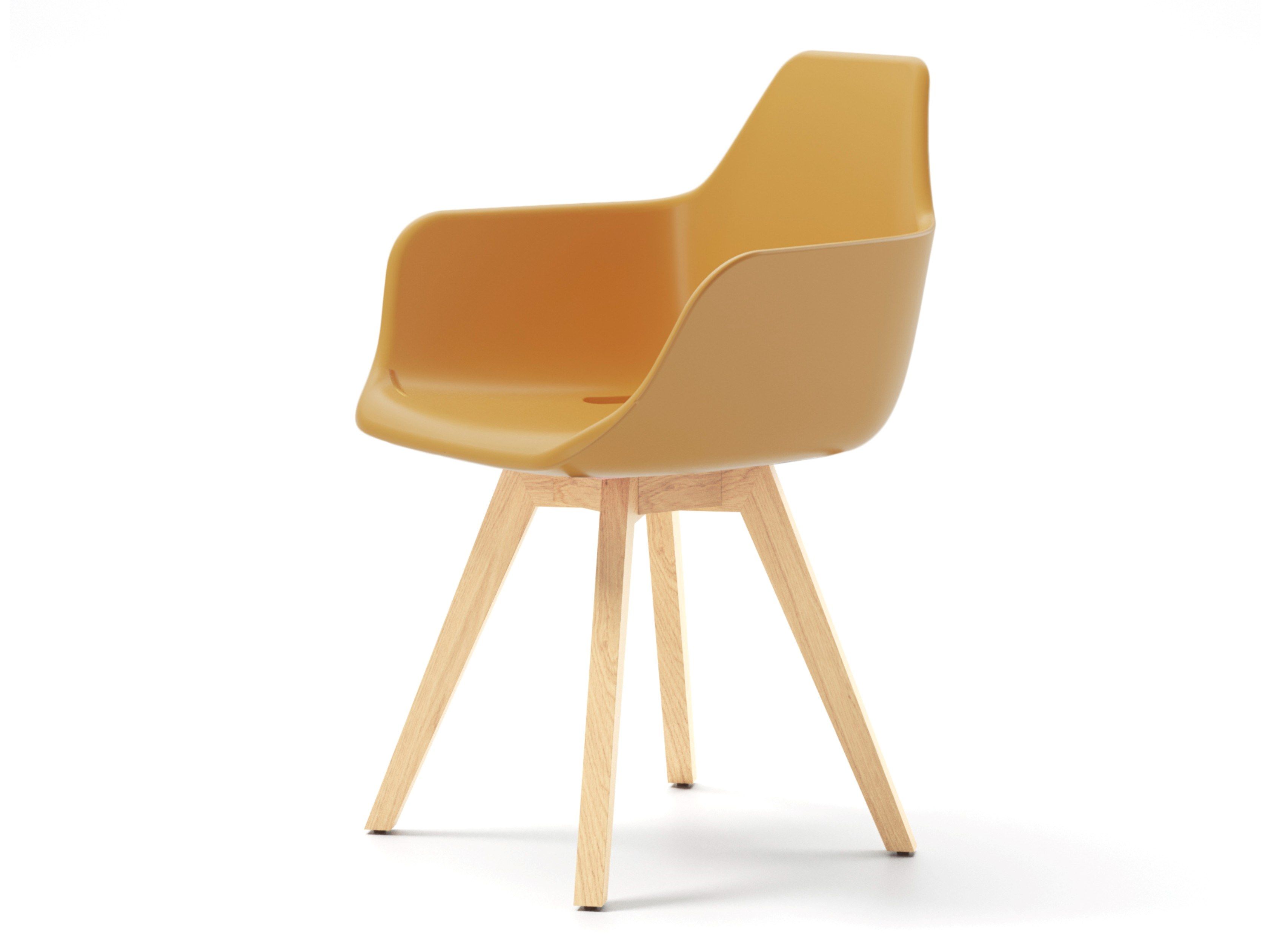 Стул с полиэтиленовой оболочкой и основанием из ясеня ALMA DESIGN y Chair ARCH-00126604 - Вид №1