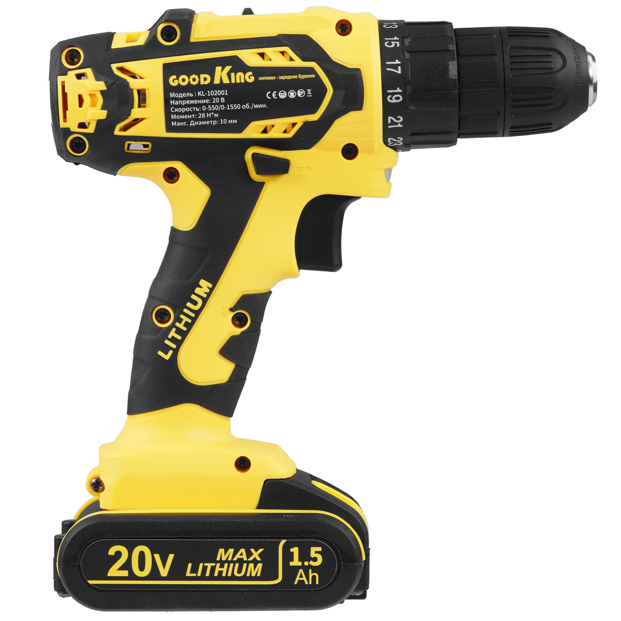 Дрель-шуруповерт GOODKING KL-102002 9212925 STDN-0121842 - Вид №2