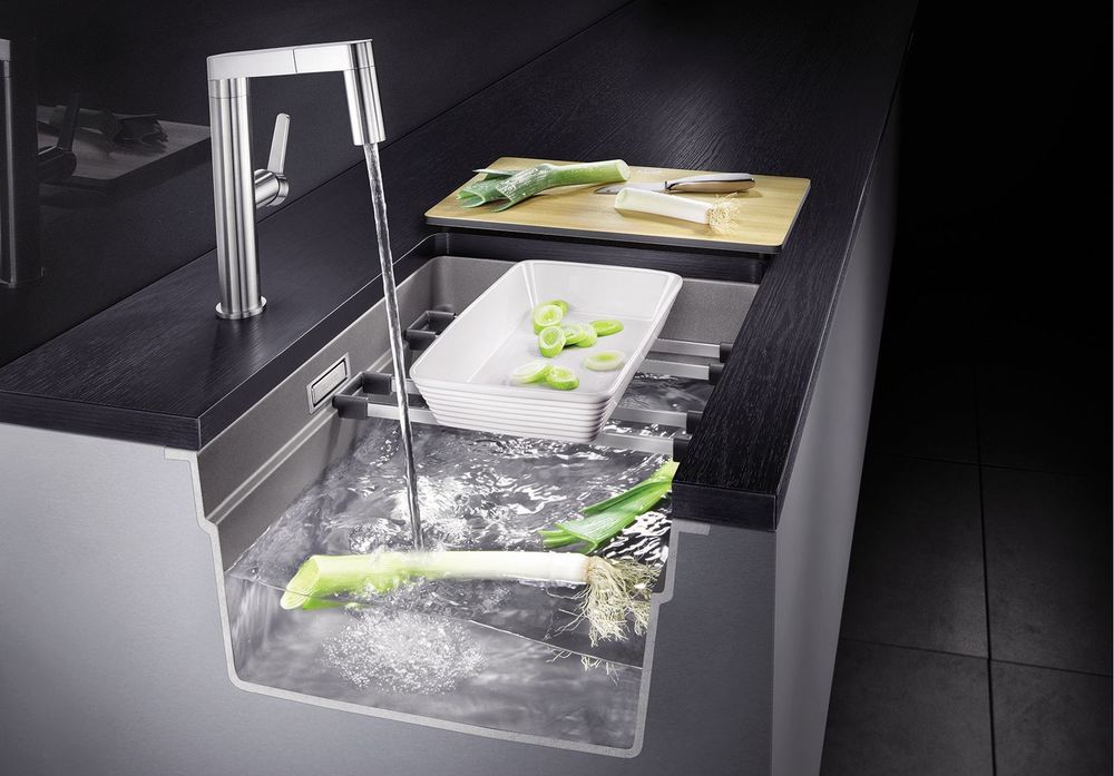 522236 Кухонная мойка Blanco Etagon 500-U Silgranit кофе  Blanco Etagon Кофе - Вид №2